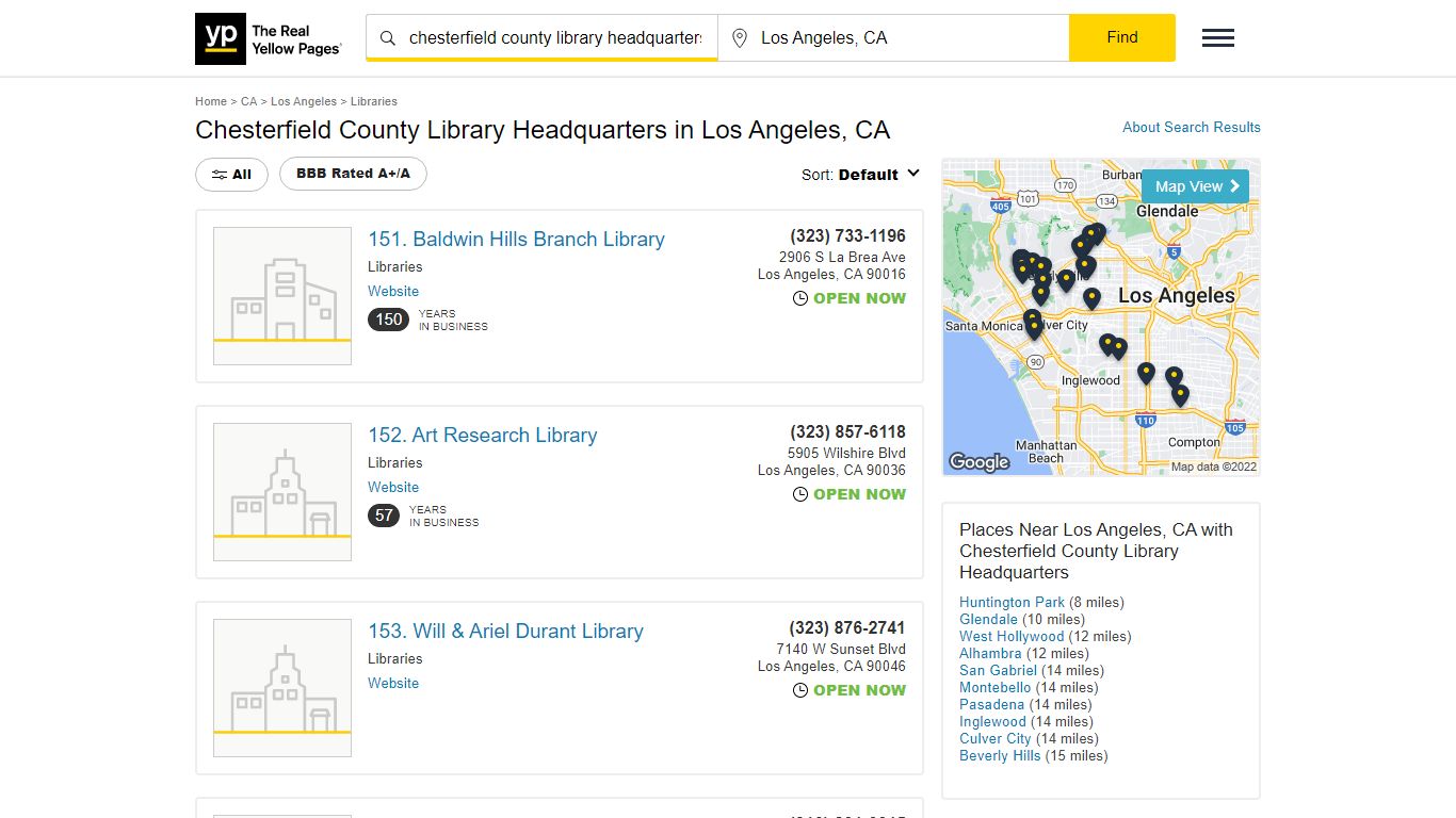 Chesterfield County Library Headquarters in Los Angeles, CA